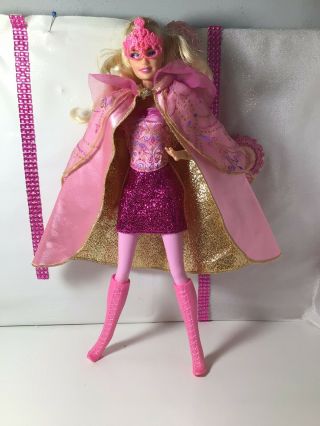 2009 Mattel Barbie & The 3 Three Musketeers Corinne Doll W/pink Mask Boots