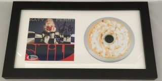 Katy Perry Smile Signed Autographed Framed Cd Bas Certified Beckett Display
