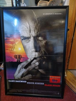 Clint Eastwood Signed Movie Poster