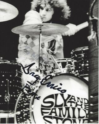 Drummer Greg Errico Signed 