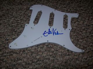 Pearl Jam Eddie Vedder Hand Signed Autographed Guitar Pickguard Guaranteed