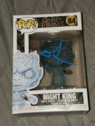 Richard Brake Game Of Thrones Night King Signed Autographed Funko Pop 84 W/coa