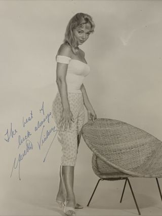 Hand Signed Autograph Yvette Vickers 8x10 Photograph