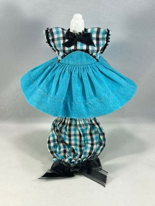Vintage Vogue Ginny Medford Mass Turquoise Dress With Bloomers (no Doll)