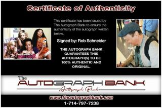 Rob Schneider authentic signed celebrity 10x15 photo W/Cert Autographed Y4 2