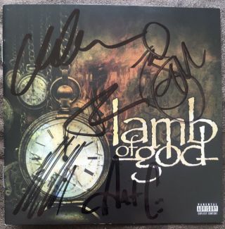 Lamb Of God Signed Cd Autographed By Full Band 2020 Album Auto