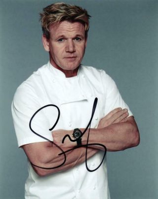 Gordon Ramsay Autographed Signed 8x10 Photo,
