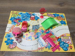 1969 Mattel Upsy Downsy Tickle Pink & Bugabout,  Accessories Vintage Rare Board