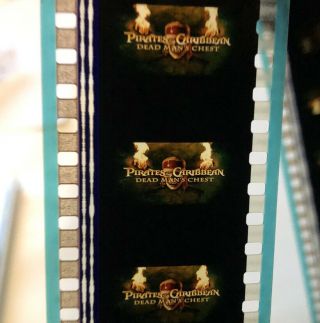 Pirates Of The Caribbean 2 - Dead Mans Chest - 35mm Theatrical Trailer Rare