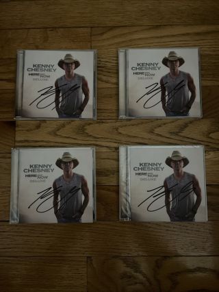 Kenny Chesney Signed Here And Now Deluxe Cd