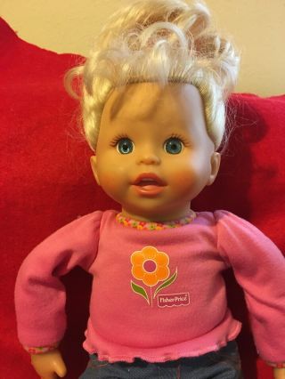2007 Fisher Price Little Mommy Baby Doll M 3096 Baby Knows 2