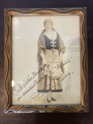 Autographed Photo Opera Singer Helen Stanley (soprano) 1919 To Arthur Meeker Jr.
