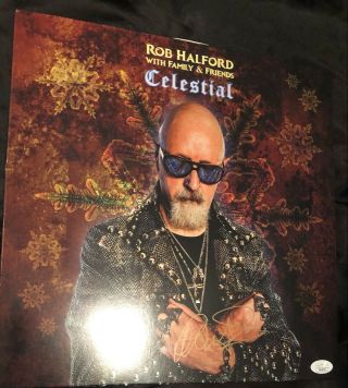 Judas Priest Rob Halford Signed Autographed Its Hard Lp Album Vinyl