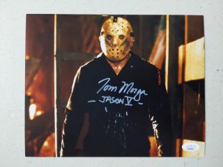 Tom Morga Signed Friday The 13th Jason Voorhees Part 5 Autograph Bas Jsa A