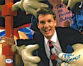Marc Summers Double Dare Tv Game Show Signed 8x10 Photo Psa/dna 2