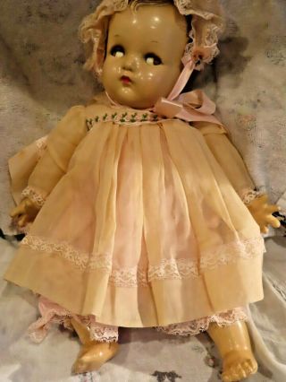 Vintage Composition Madame Alexander Baby Doll Needs Tlc