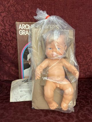 Vintage 1976 Ideal Archie bunker ' s Grandson Baby Doll ORG Box Never Removed 3