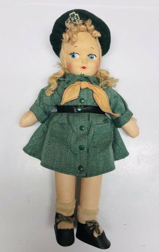 Vintage 1940’s Georgene Novelties Official Girl Scout Doll
