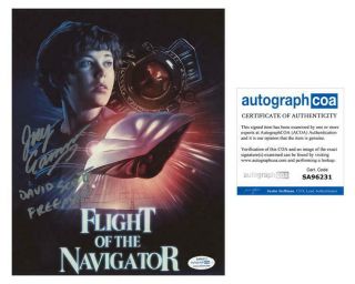 Joey Cramer " Flight Of The Navigator " Autograph Signed 