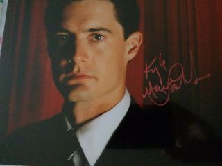 Twin Peaks Dale Cooper Special Agent Kyle Maclachlan Signed 8x10 Photo W