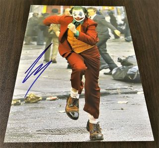 Joker - Joaquin Phoenix Signed 8x10 Photo Autograph