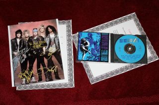 Guns N Roses Photograph Handsigned 8 X 10,  & Handsigned Cd Each With