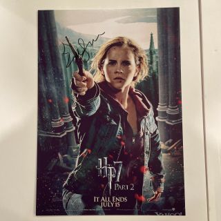 Emma Watson Harry Potter And The Deathly Hallows: Part Ii (2011) Autograph