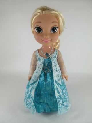 Disney Frozen Elsa Doll By Jakks Pacific Singing Doll Lights Up