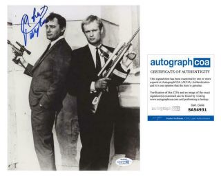 Robert Vaughn " The Man From U.  N.  C.  L.  E.  " Autograph Signed 8x10 Photo B Acoa