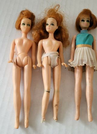 VINTAGE 1970 DAWN TOPPER DOLLS CLOTHES ACCESSORIES FLAWS TOY H11A MANNEQUIN TOY 2