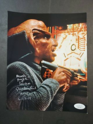 Max Grodenchick Signed 8 " X 10 " Photo Jsa Star Trek Deep Space Nine A1