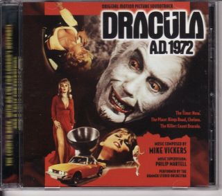 Dracula A.  D.  1972 Very Rare Cd Soundtrack Mike Vickers Hammer Horror Cushing