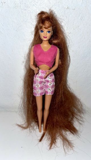 Mattel Jewel Hair Mermaid Barbie Doll Midge Long Red Hair Read