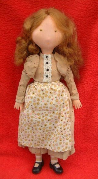 Vintage 70s Carrie Knickerbocker Holly Hobbie Vinyl Doll 1974 10 "