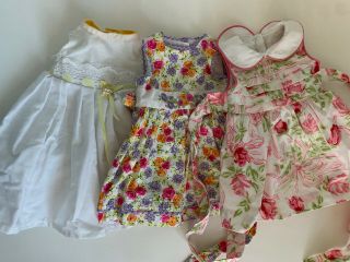 Spring Dresses For American Girl Doll - Set Of 3 Dresses For 18 " Doll
