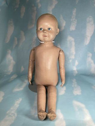 Martha Chase Hospital Doll Oilcloth Body Vinyl Head