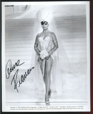 Anne Francis - Signed Vintage Celebrity Autograph Photo - Funny Girl