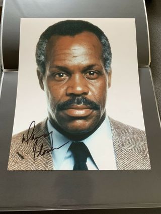 Danny Glover Signed Lethal Weapon Photo 10x8