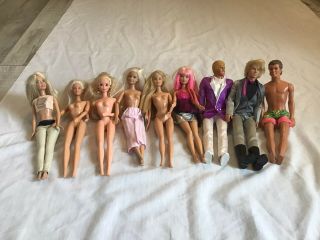 Barbie Doll Lot& Ken Barbies (various Years)