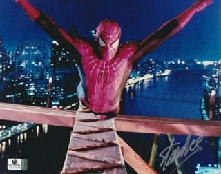 Stan Lee Signed Autographed Spider - Man 8x10 Photo Marvel Comics Spiderman Global