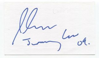 Jimmy Carr Signed 3x5 Index Card Autographed Signature Comedian