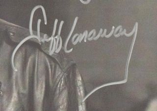 Jeff Conaway SIGNED 8 X 10 Black and White Grease Kinickie Great Content 2