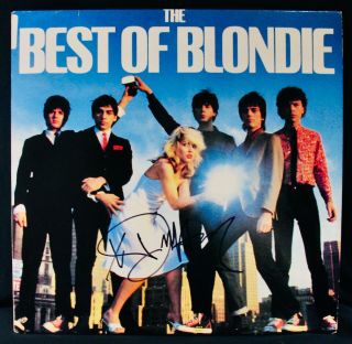 Debbie Harry Autographed The Best Of Blondie Album Near Deborah Harry