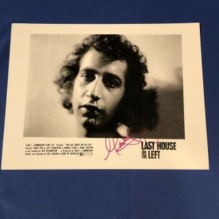 Marc Sheffler Hand Signed " Last House On The Left " 8x10 Promo Photo
