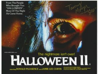 Tawny Moyer Actor Signed 8.  5 X 11 Photo Halloween 2 Ii Horror Movie Nurse Jill