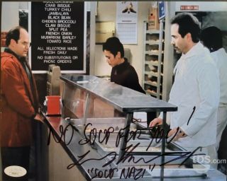 Larry Thomas The Soup Nazi No Soup For You Signed 8x10 Photo Seinfeld Jsa