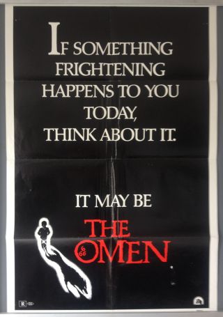 Cinema Poster: Omen,  The 1976 (us One Sheet) Gregory Peck Lee Remick