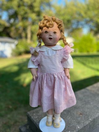 Antique Shirley Temple Doll 21 "