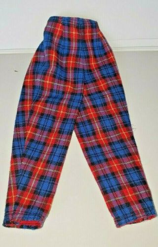 Vintage Tammy Doll Plaid Slacks Pants Crisp Near Ideal 9223 Japan