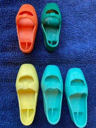 Vintage Ideal Crissy (chrissy) Doll Shoes 1 Pair,  3 Singles